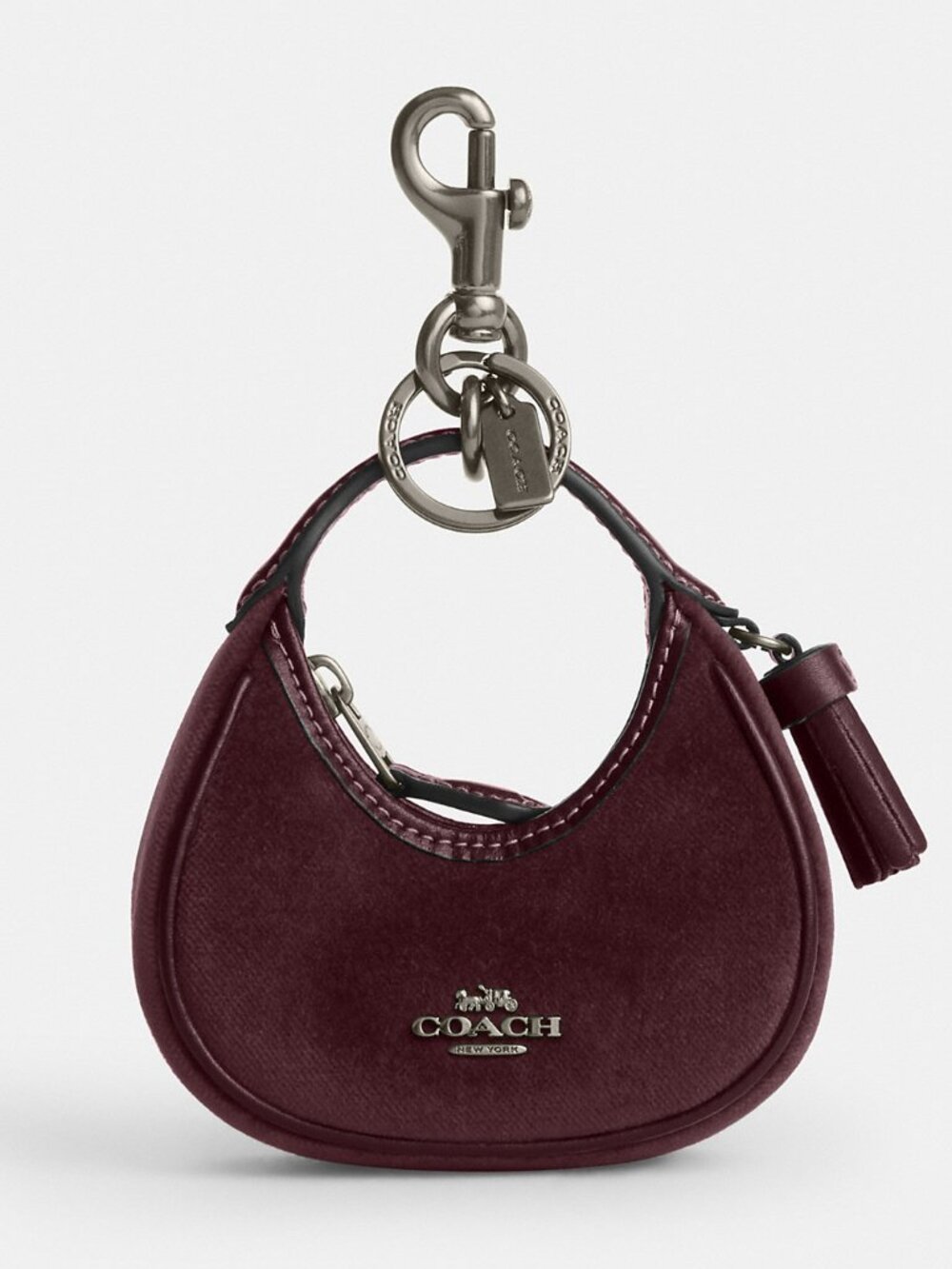 Coach Carmen Bag Charm in Velvet